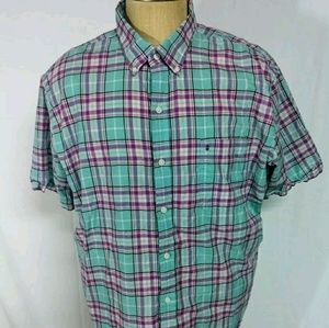 Izod Saltwater Dockside Chambray Light Blue, Pink,